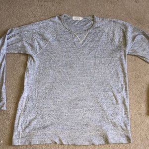 JCrew grey long sleeve shirt